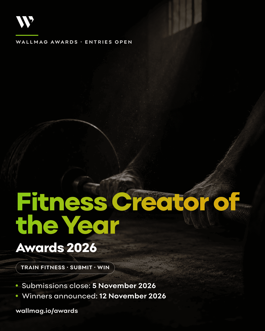 WallMag Fitness Creator of the Year Awards 2026
